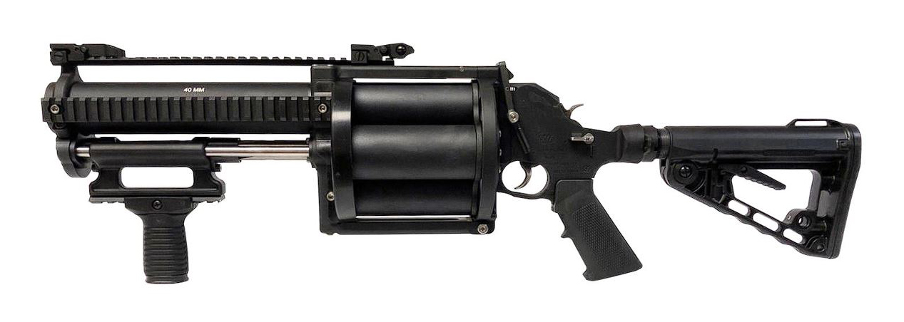 Defense Tech 40MM Tactical 4-Shot Launcher Defense Tech 40MM Tactical 4-Shot Launcher