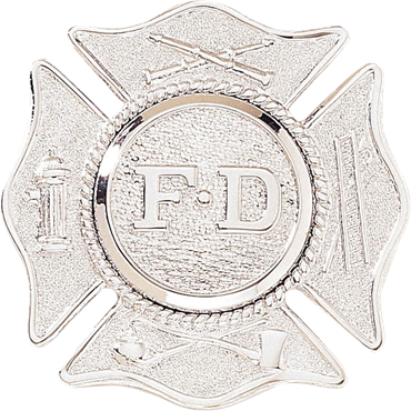 oherron.com: Blackinton Firefighters Maltese Cross Hat Badge Screw