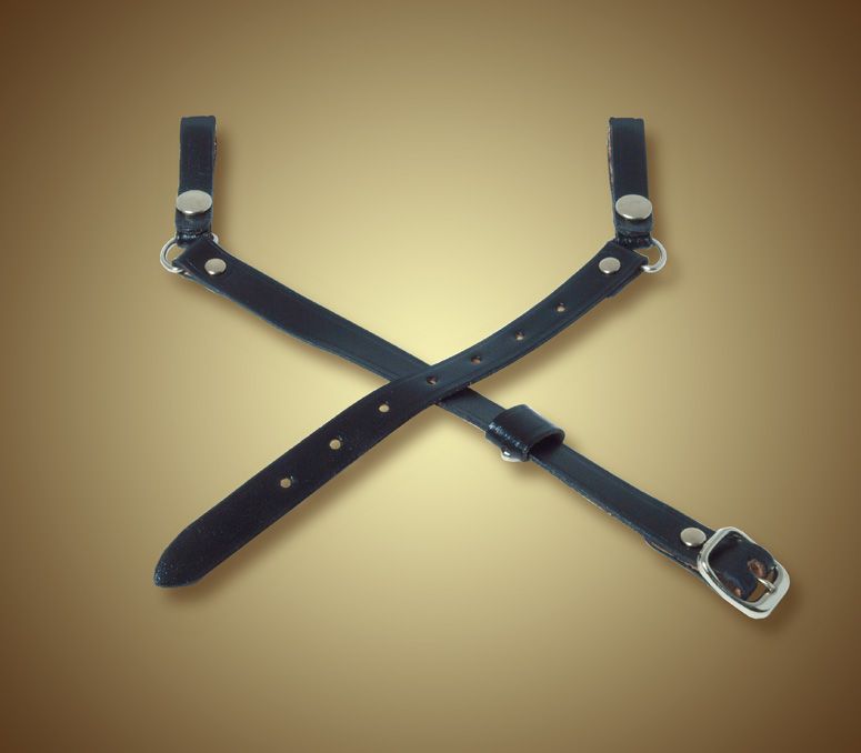 Stratton Hats 3 Piece Leather Hat Strap