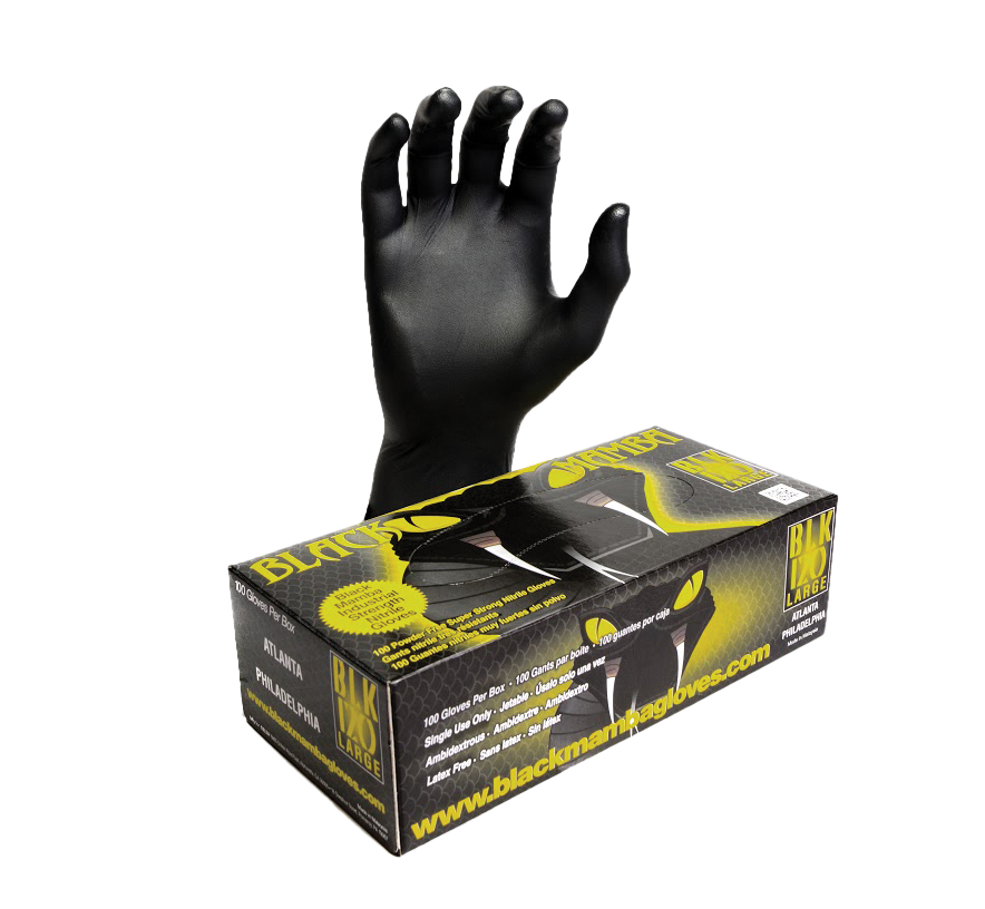 BLACK MAMBA NITRILE GLOVES