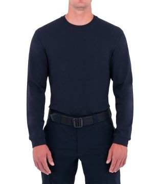 First Tactical Men's Tactix Series Cotton Long Sleeve T-shirt - Midnight Navy