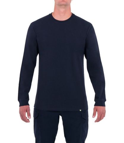 First Tactical Men's Tactix Series Cotton Long Sleeve T-shirt - Midnight Navy