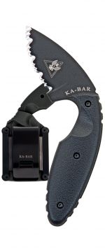 Ka-Bar Original TDI Knife, Serrated edge - Black