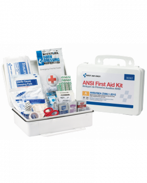 Plastic First-Aid Kit, 25 Person