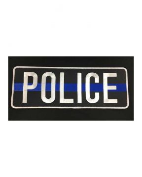 Premier Emblem 4" X 11" Thin Blue Line Patch Velcro Lined