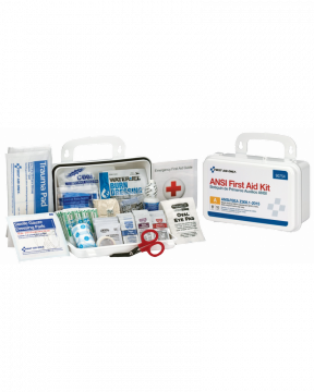 Plastic First-Aid Kit, 10 Person