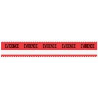 Sirchie Red Sirchmark Evidence Tape with White Stripe 54 ft