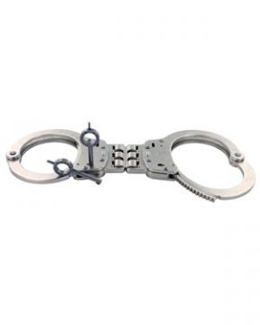 S&W HANDCUFFS M300 NICKEL HINGED