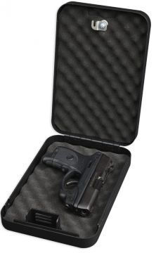 Bulldog Cases Personal Safe W/Key Lock & Security Cable