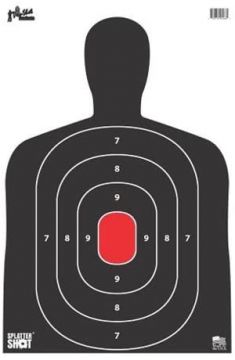 Pro-Shot 12X18 Silhouette Splatter Shot Target 8-Pack