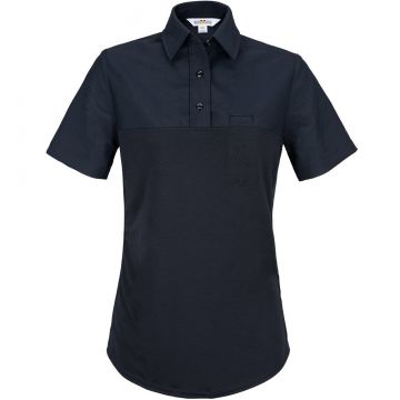 Flying Cross Command Women's Hybrid Patrol Short Sleeve Shirt Navy