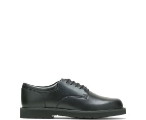 knee length dresses for ladies Rocky Mens Black High Gloss Leather Formal Duty Dress Oxford Shoes – The  Western Company main image 0