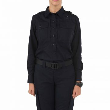 5.11 Taclite PDU Class B Women's Long Sleeve Shirt Navy