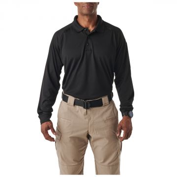 5.11 Tactical Long Sleeve Men's Polo-Black