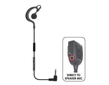 Radio Earpieces, Earphone Connection Ear Piece & Connector 3.5mm