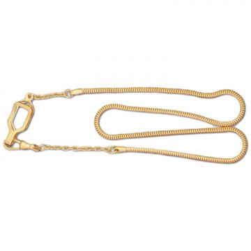 Premier Snake Chain Epaulet Hook Whistle Gold