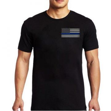 Thin Blue Line Flag Men's T-Shirt