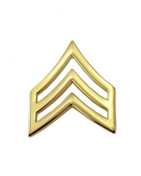 SERGEANT CHEVRONS MILITARY GOLD
