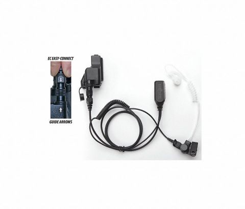 Radio Earpieces, Earphone Connection Hawk Long Tube Lapel