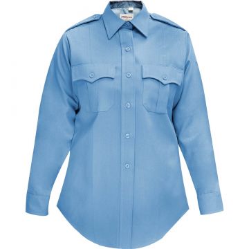 Flying Cross Command 100% Poly Women's Long Sleeve Shirt French Blue