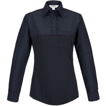 Flying Cross Command Women's Hybrid Patrol Long Sleeve Shirt Navy