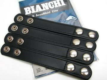 Bianchi 7906 Elite Belt Keeper, 1", Pack Of 4 Plain NKL