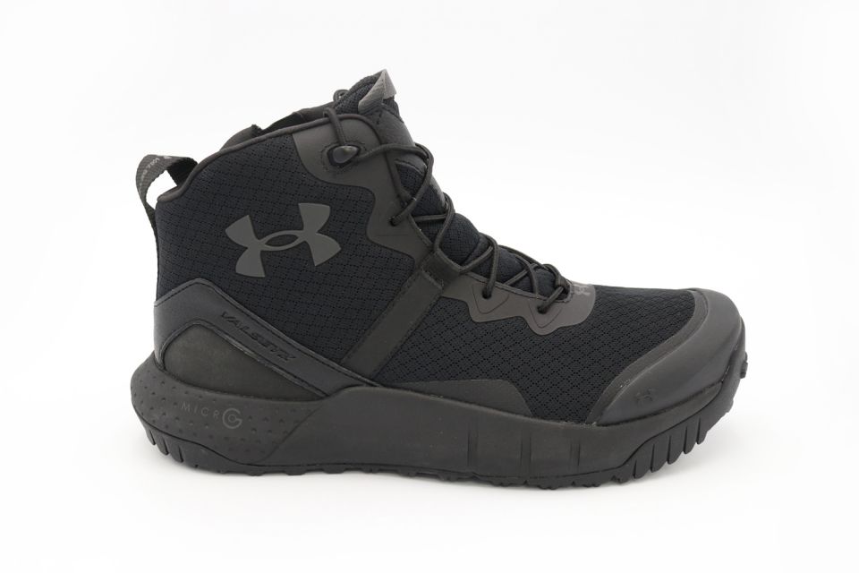 Under Armor Men's UA Micro Valsetz Zip Mid Tactical Boots Black