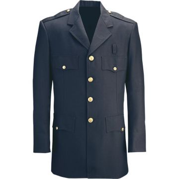 Flying Cross Legend Poly/Wool Men's Single Breasted Dress Coat Navy