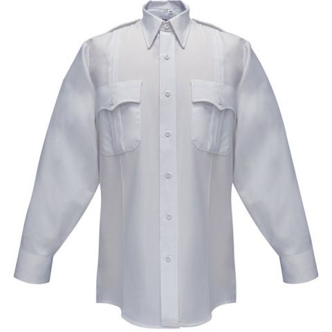 men's 100 polyester long sleeve dress shirts oherron.com: Flying Cross Men's Command 100% Polyester Long Sleeve Shirt  White