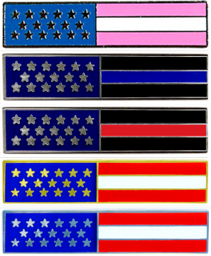 Hero's Pride U.S. Flag Lapel Pin Gold