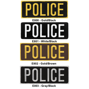 Premier Emblem 4" X 11" Police Patch