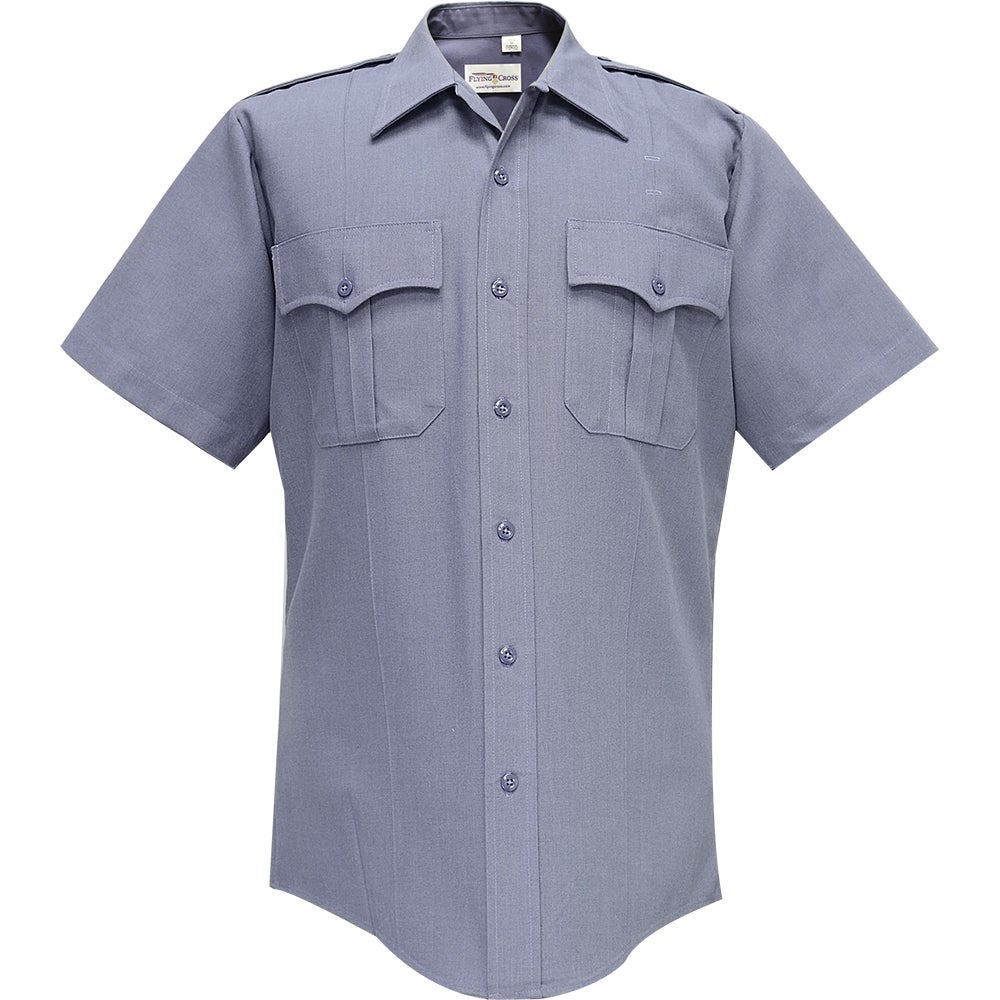Flying Cross - Command Men's Short Sleeve Shirt With Zipper