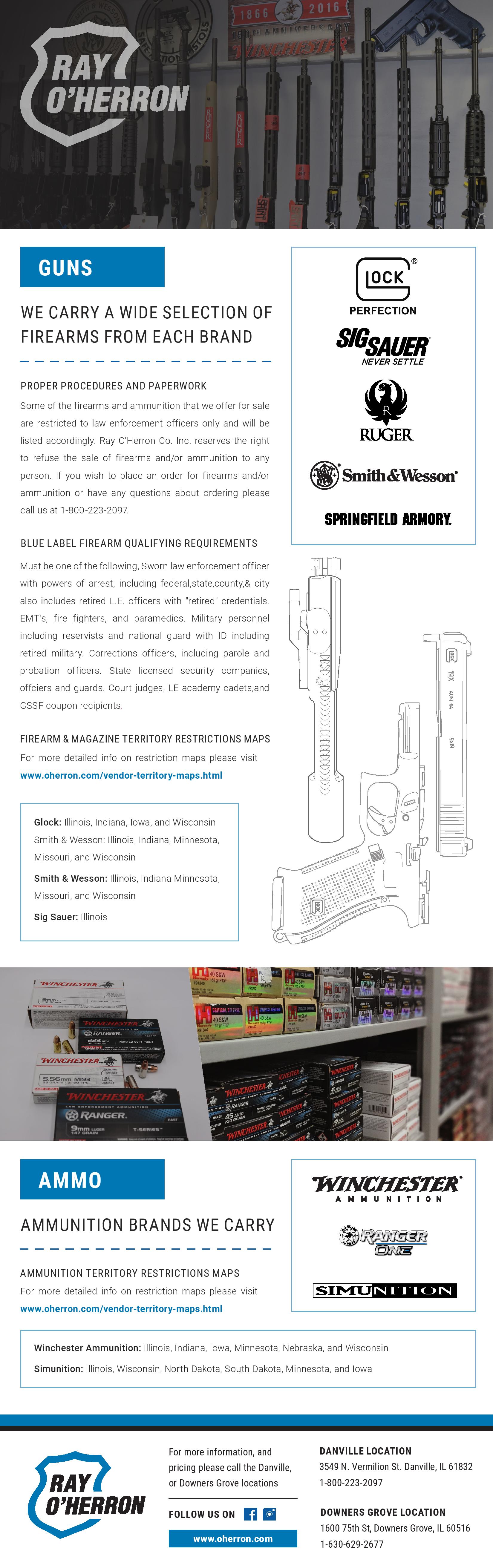 OHerron Gun Ammunition Brands