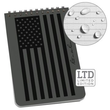 The Rite in the Rain Top Spiral Notebook 4X6 Grey Flag