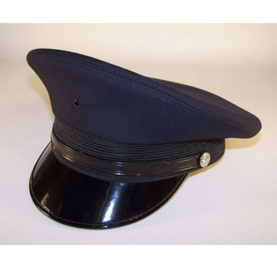Midway Cap Co. 5 Star Cap - 3 Holes Navy Continental Style Visor