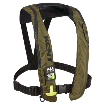 Kent M-24 Essential Manual Inflatable Life Jacket Green