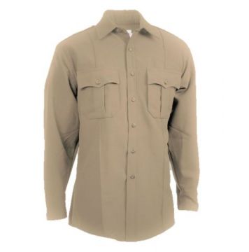 Elbeco TexTrop2™ Long Sleeve Polyester Shirt Silver Tan