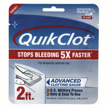 Quick Clot Guaze, 3" X 24"