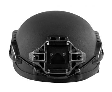 Avon F90 Ballistic Helmet, Black, Hi-Cut, Large, NVG, No Through Holes, Rails