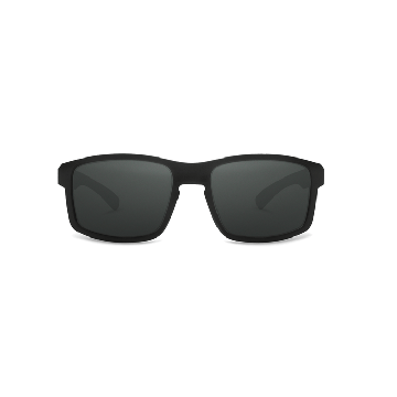 War Bird Easy Day Sunglasses Black Matte Frame/Smoke Lens