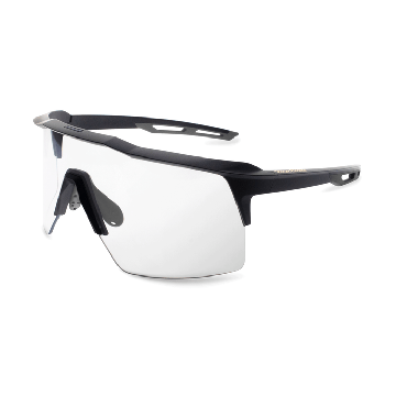 War Bird Ghost Wolf Safety Glasses, Black Matte Frame/Photochromic Lens