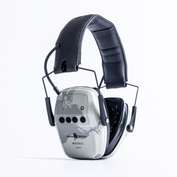 War Bird Intrepid Ear Protection Grey Battery Powered