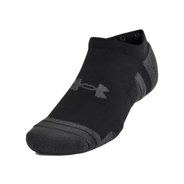 Under Armor, UA Performance Tech, Unisex 6-Pack Low Socks, 6-Pack, Black