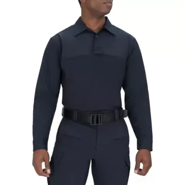 Blauer, FlexRS™ Winter Men's Long Sleeve Base Shirt, Dark Navy