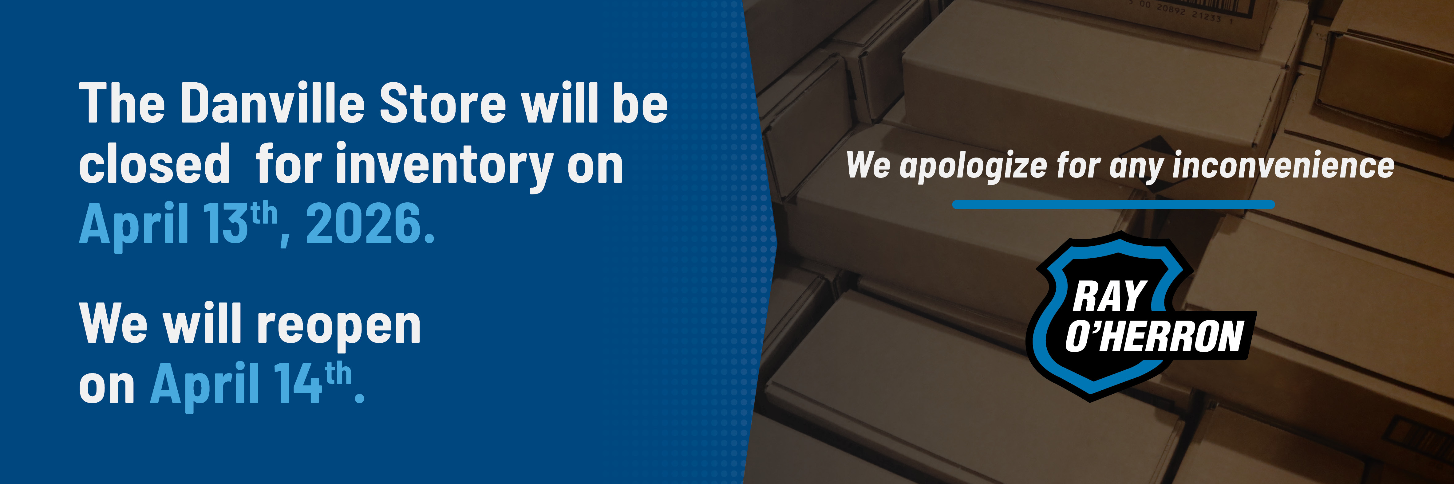 Danville Inventory Closing 2026