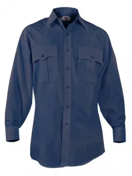 Elbeco Paragon Plus™ Long Sleeve Poplin Shirt - Midnight Navy