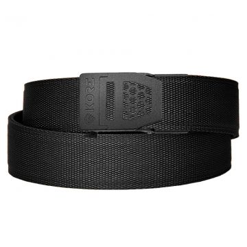 KORE ESSENTIALS, BLACK TACTICAL NYLON GUN BELT 1.5"
