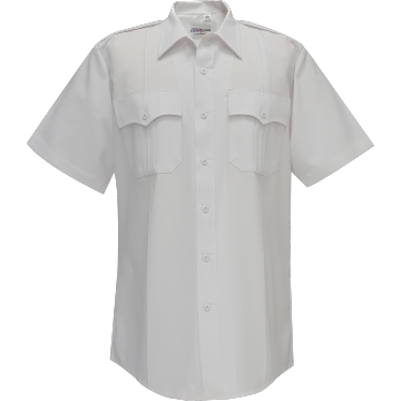 Flying Cross Command 100% Polyester Men's Short Sleeve Shirt With Zipper