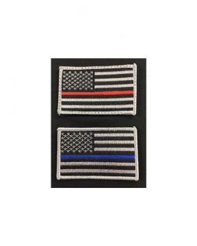 Premier Emblem Thin Line Flag Patch With Velcro