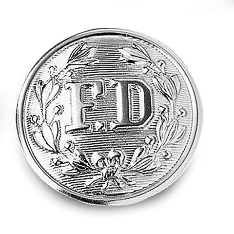 (6) Small Silver & (4) Large FD Buttons On Coat